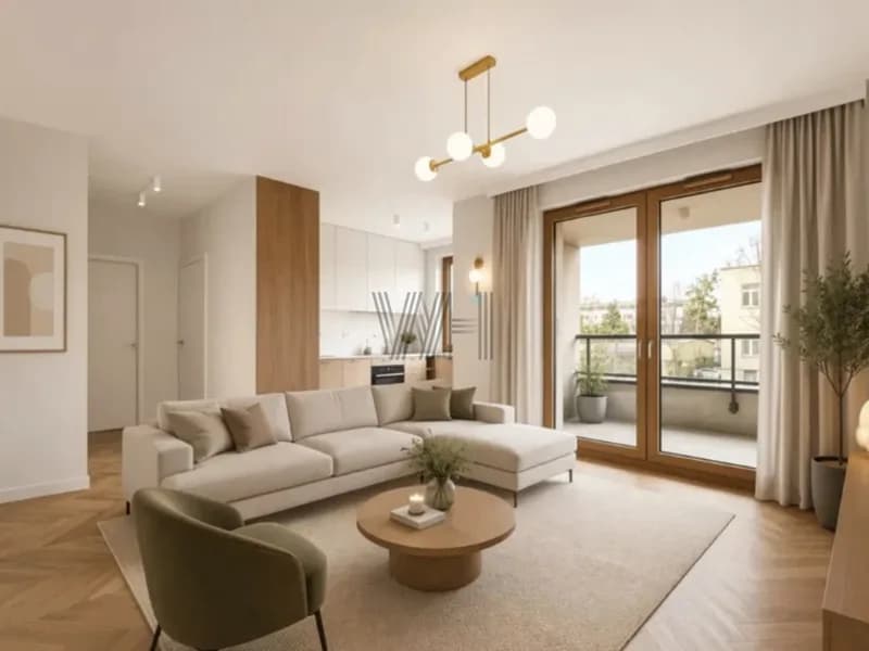 Mieszkanie - Warszawa - 2 pokoje - 50 m²